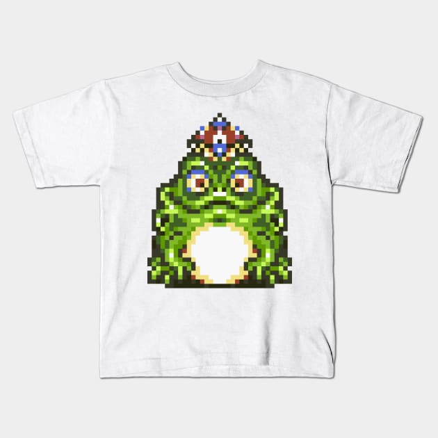 Frog King Kids T-Shirt by SpriteGuy95